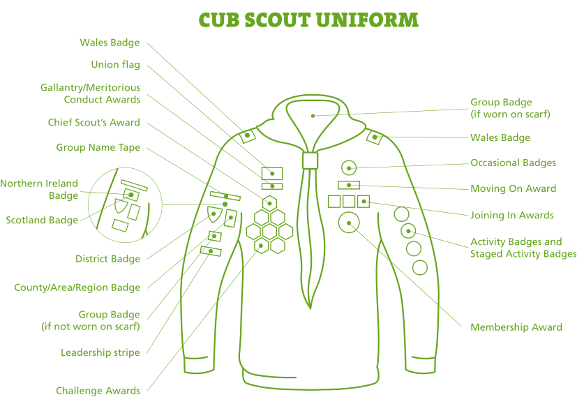 cub uniform badge position